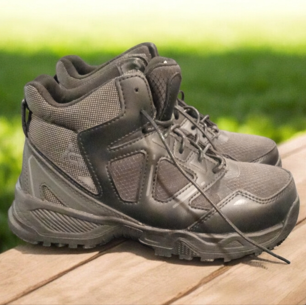 Ace Tactical Defender  Black Work Boots NANO COMPOSITE TOE